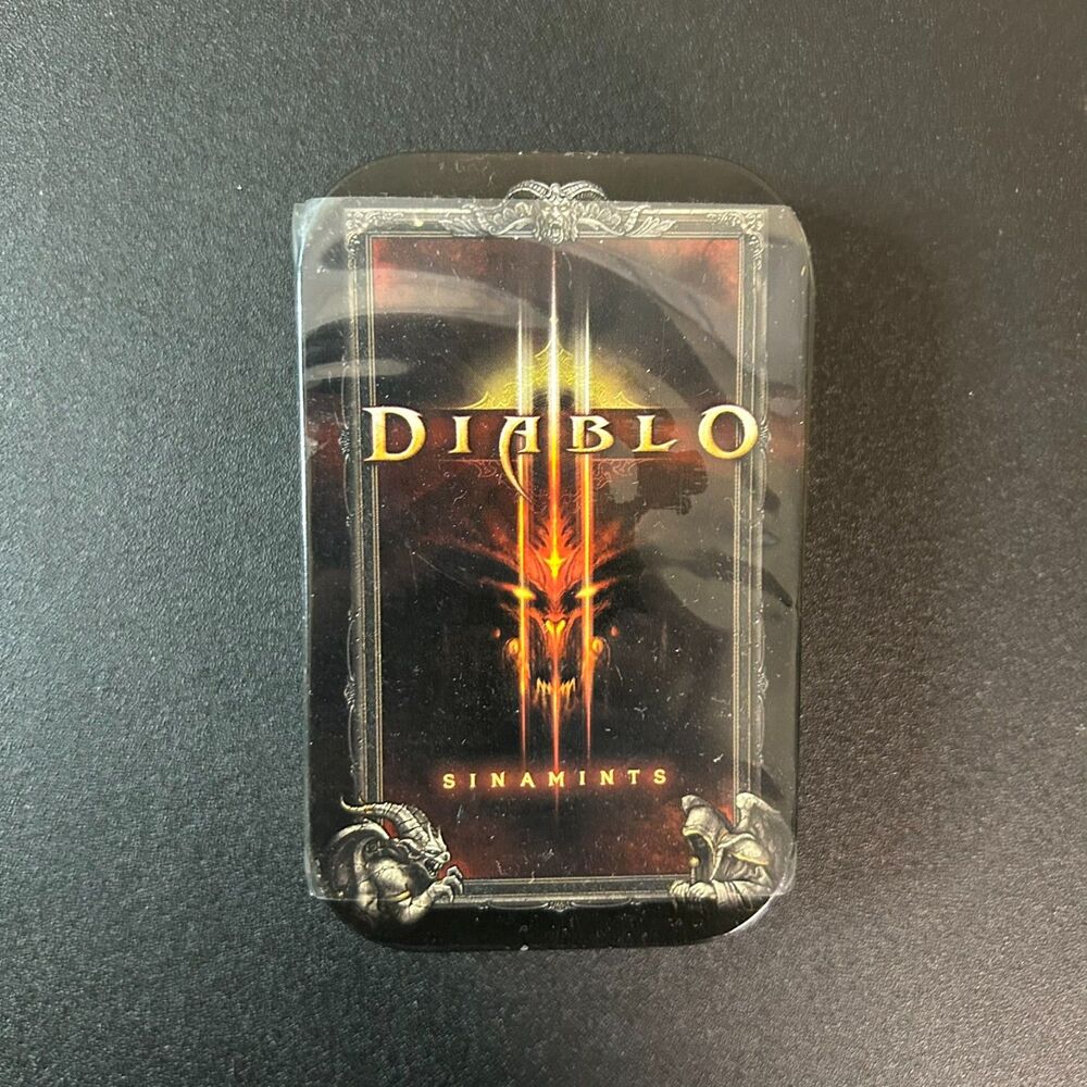 Sealed Diablo III Sinamints Tin BlizzCon 2008 Promo Blizzard Collectible Rare